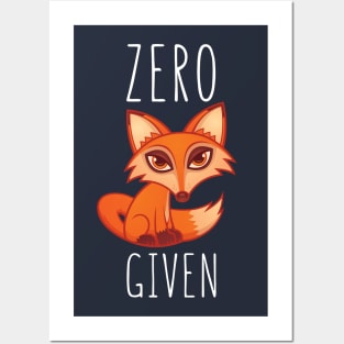 Zero Fox Given Posters and Art